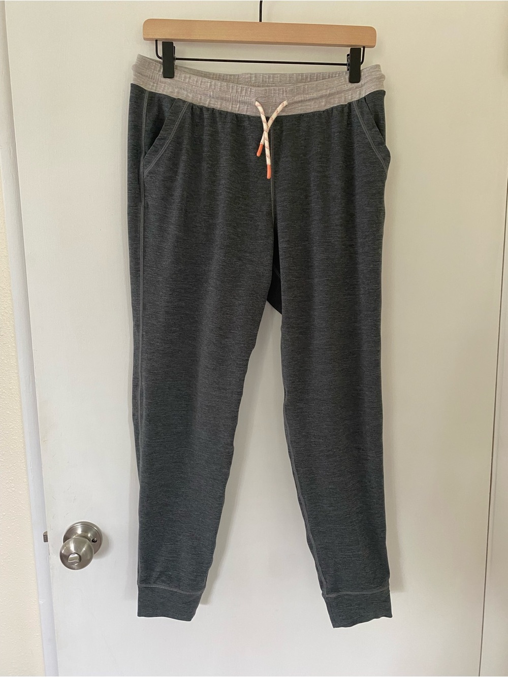 Marine Layer Weekend Sport Gray Jogger Track Pants Size Medium